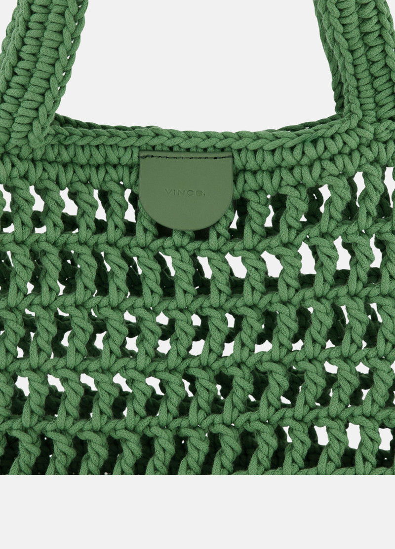 Vince Barcelona Cotton Crochet Small Tote outlook