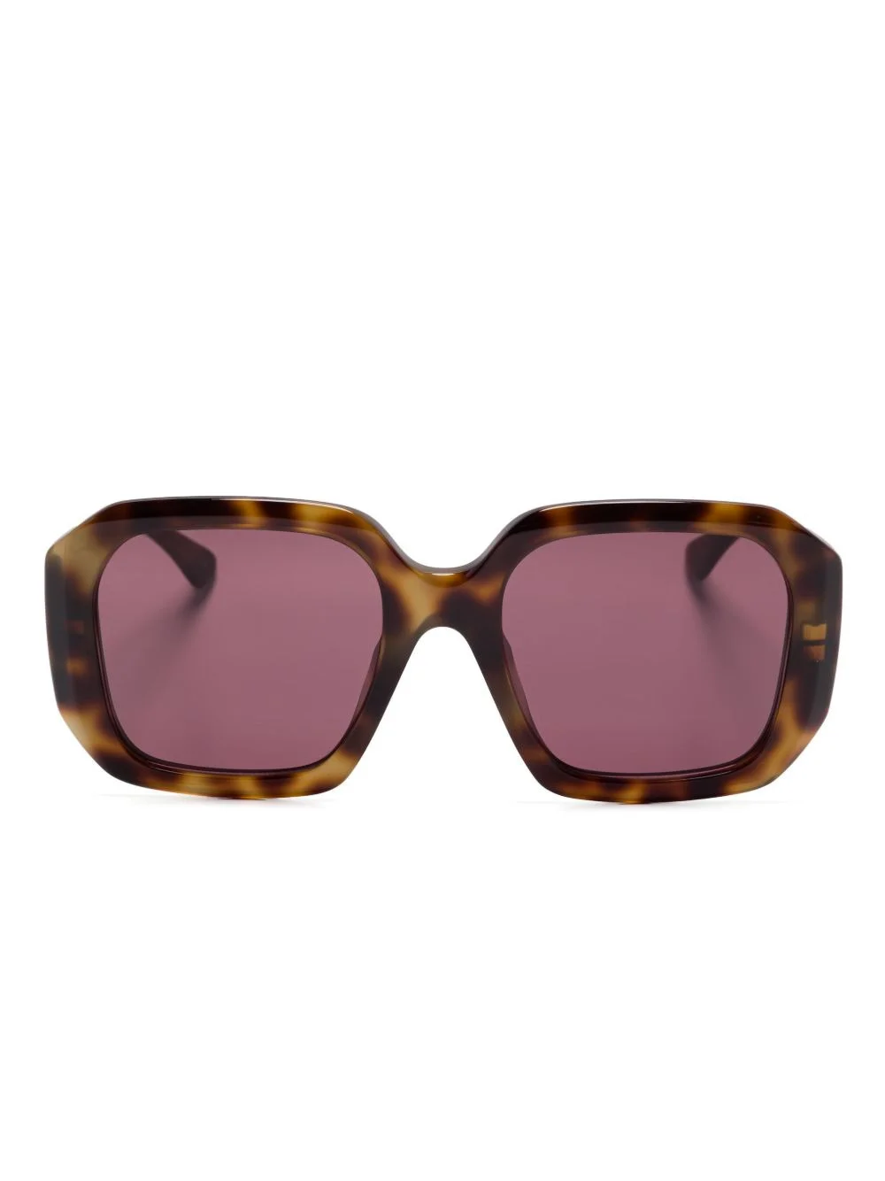 oversize-frame sunglasses - 1