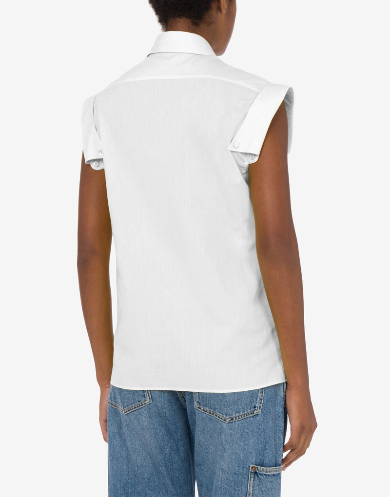 Moschino SLEEVELESS SHIRT MULTI COLLARS outlook