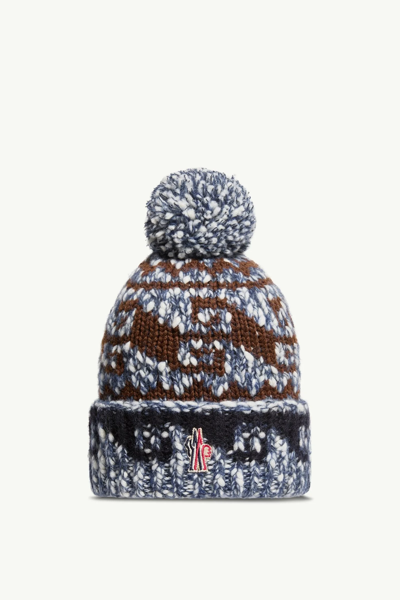 Alpaca & Wool Blend Beanie with Pom Pom - 1