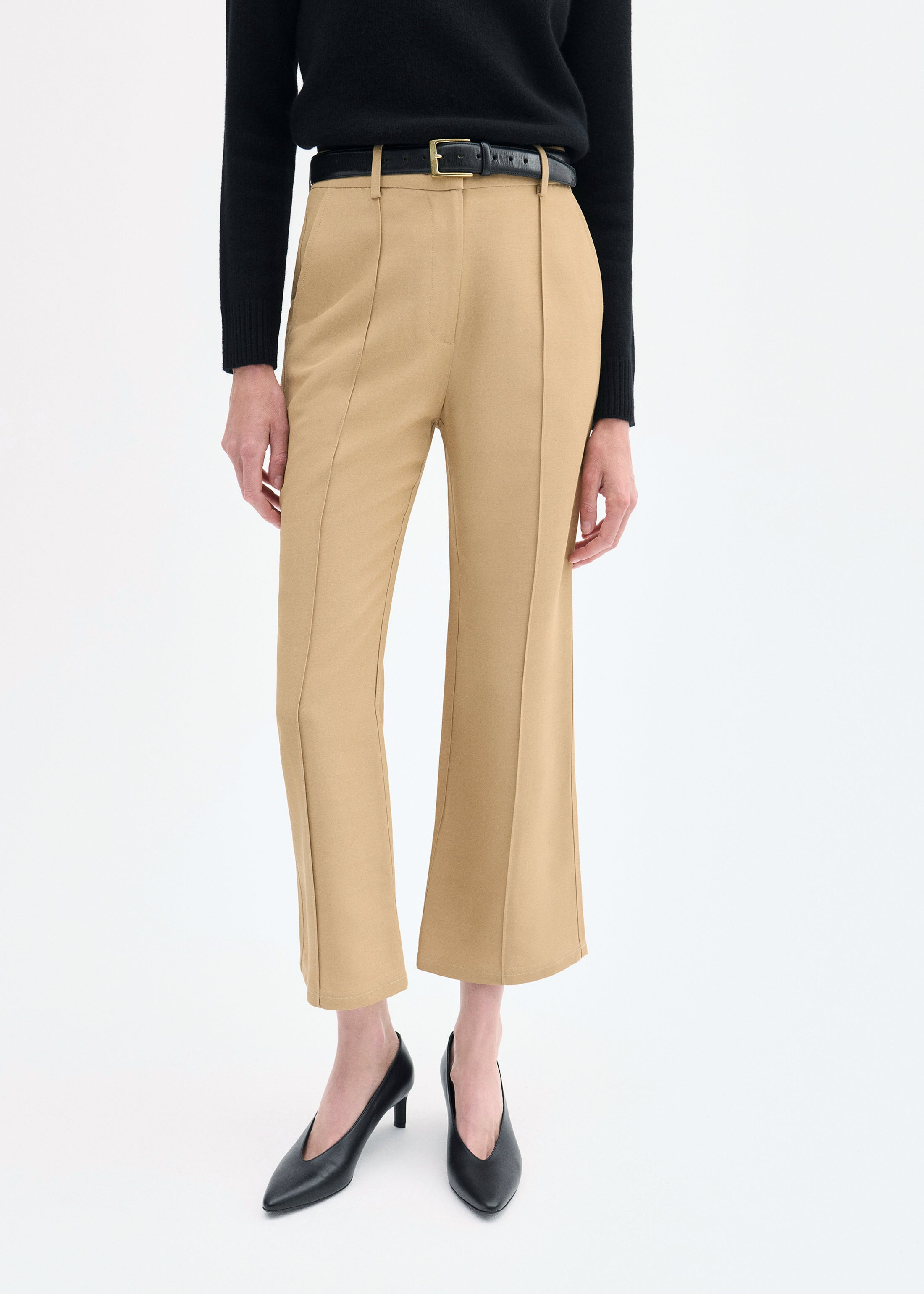 Cropped Flared Pant - 3