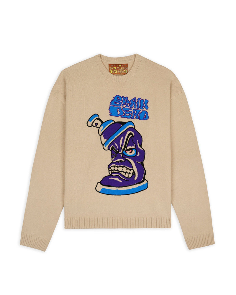 Spray Can Sweater - Natural - 1