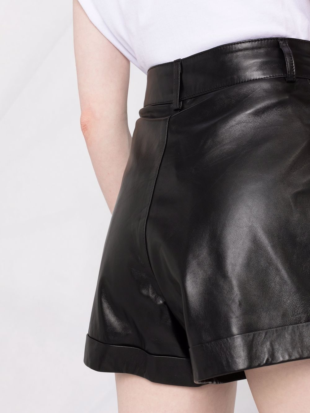 Jett leather shorts - 3