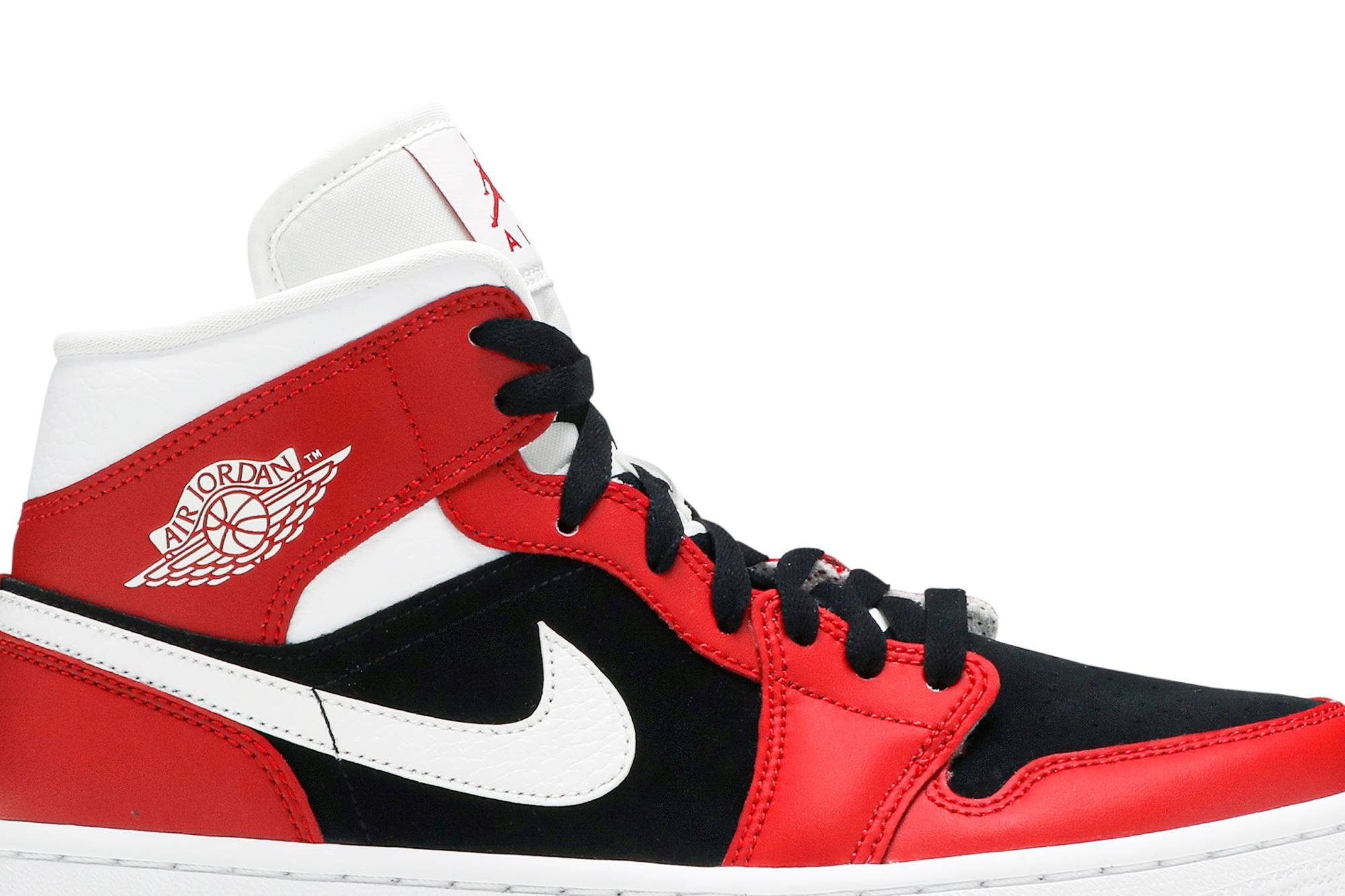 Wmns Air Jordan 1 Mid 'Gym Red Black' - 2