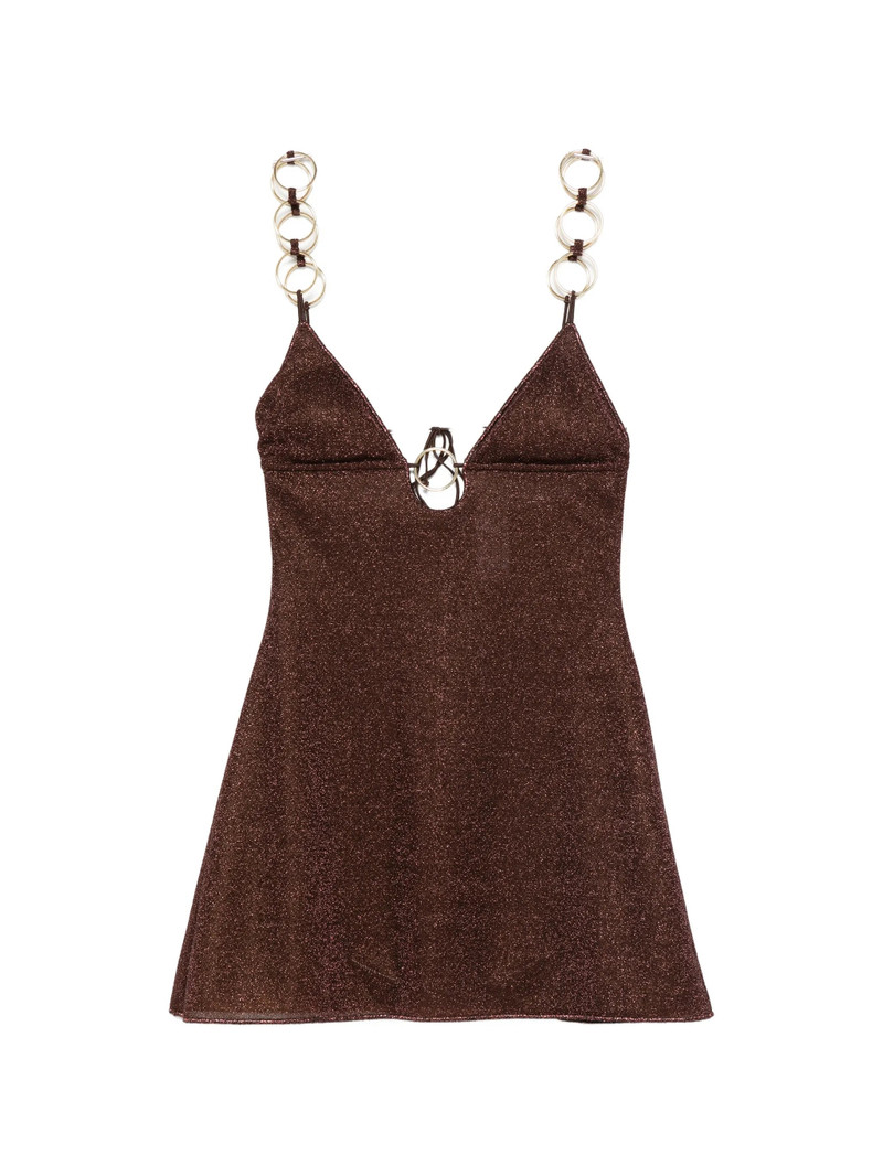 Oséree Lumière Ring-detail Mini Dress 1
