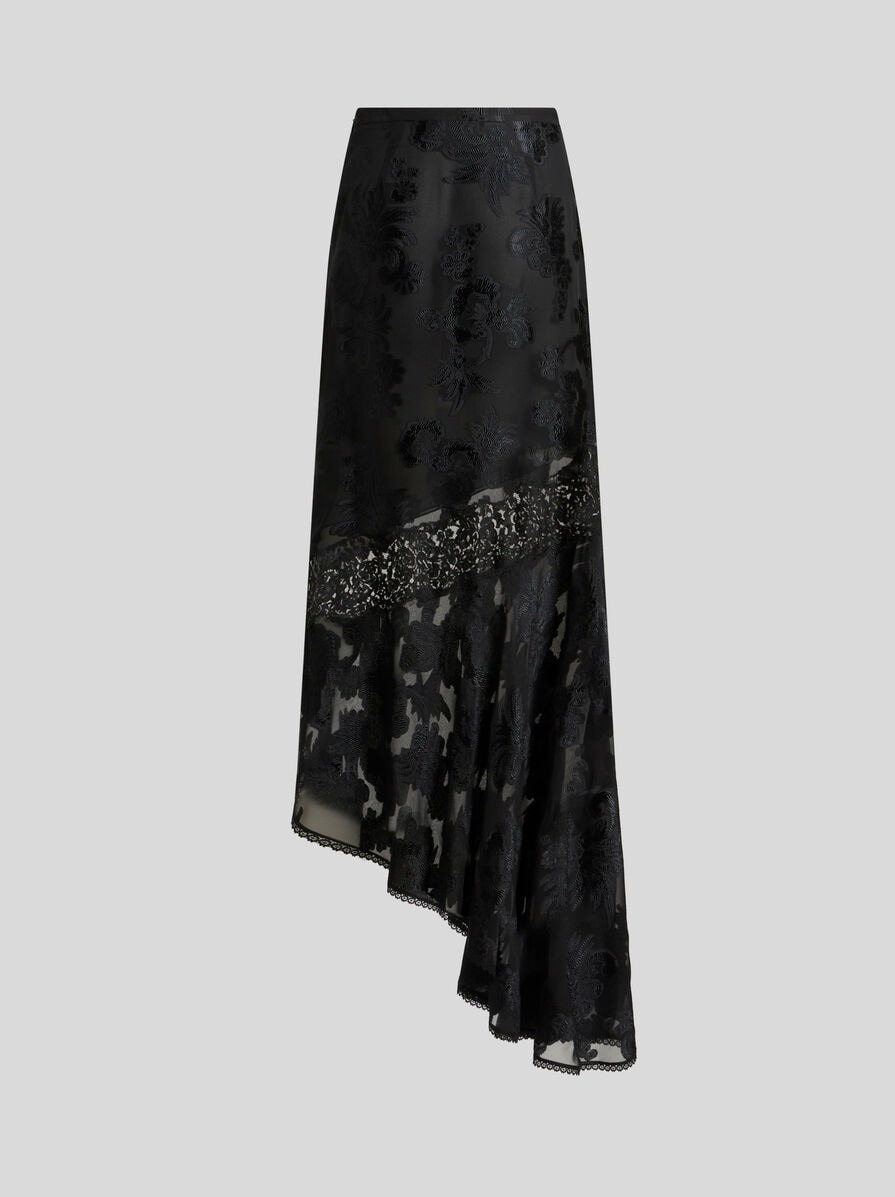 FIL COUPÉ CHIFFON SKIRT - 6