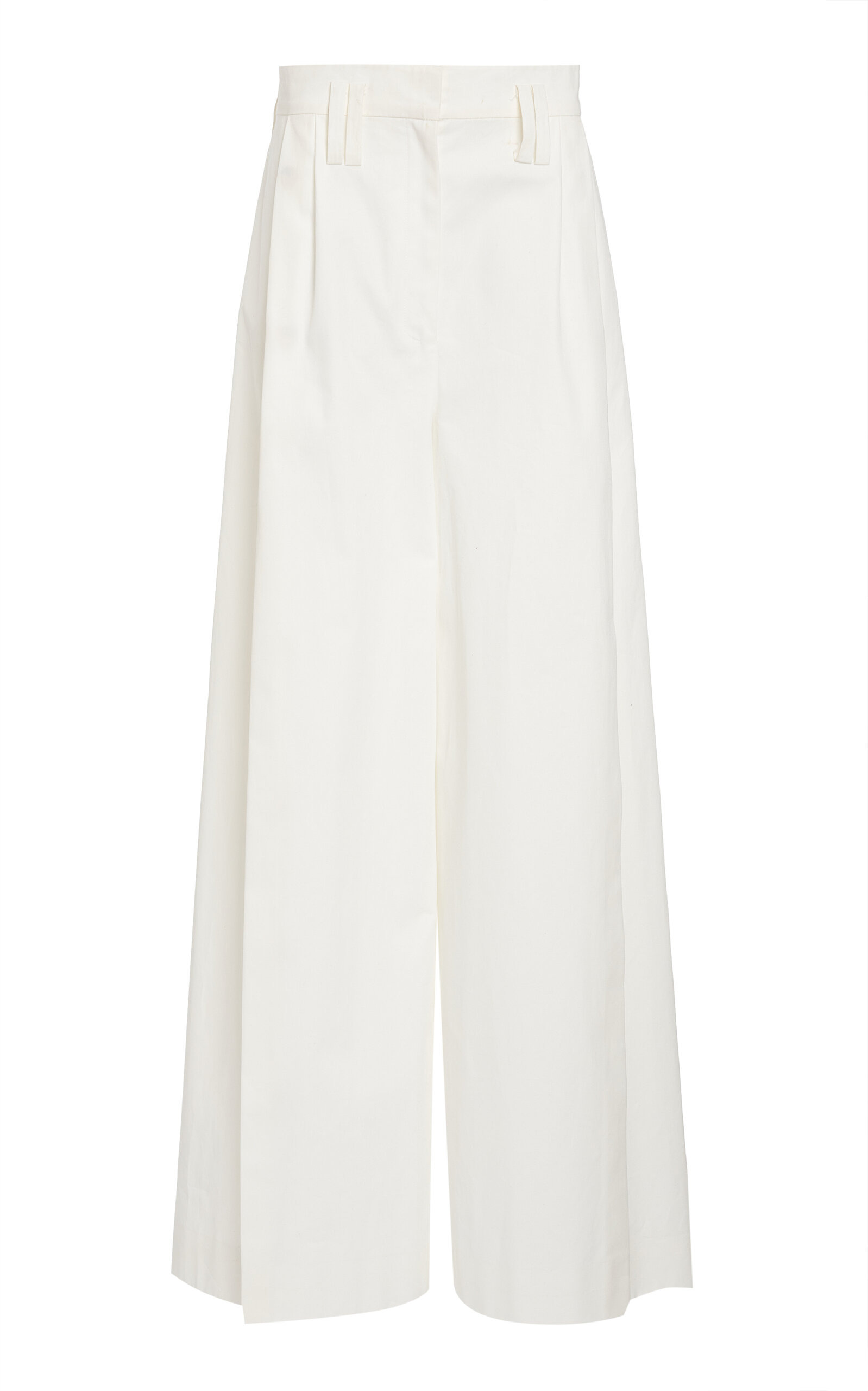 Full Split Wide Leg Pants white - 1