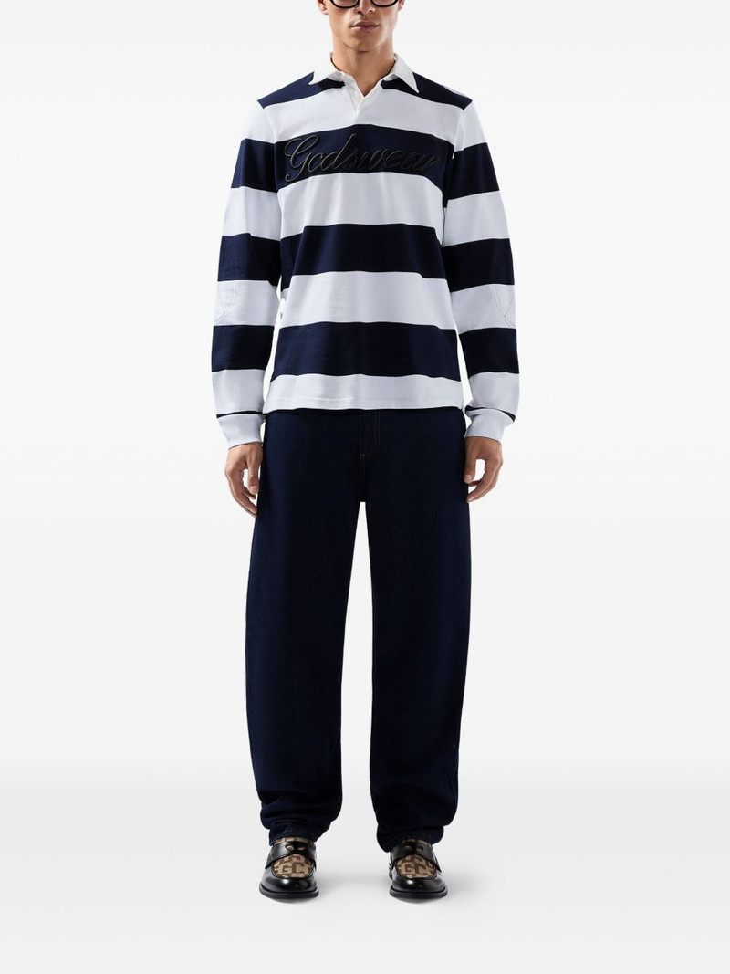 GCDS logo waistband trousers outlook