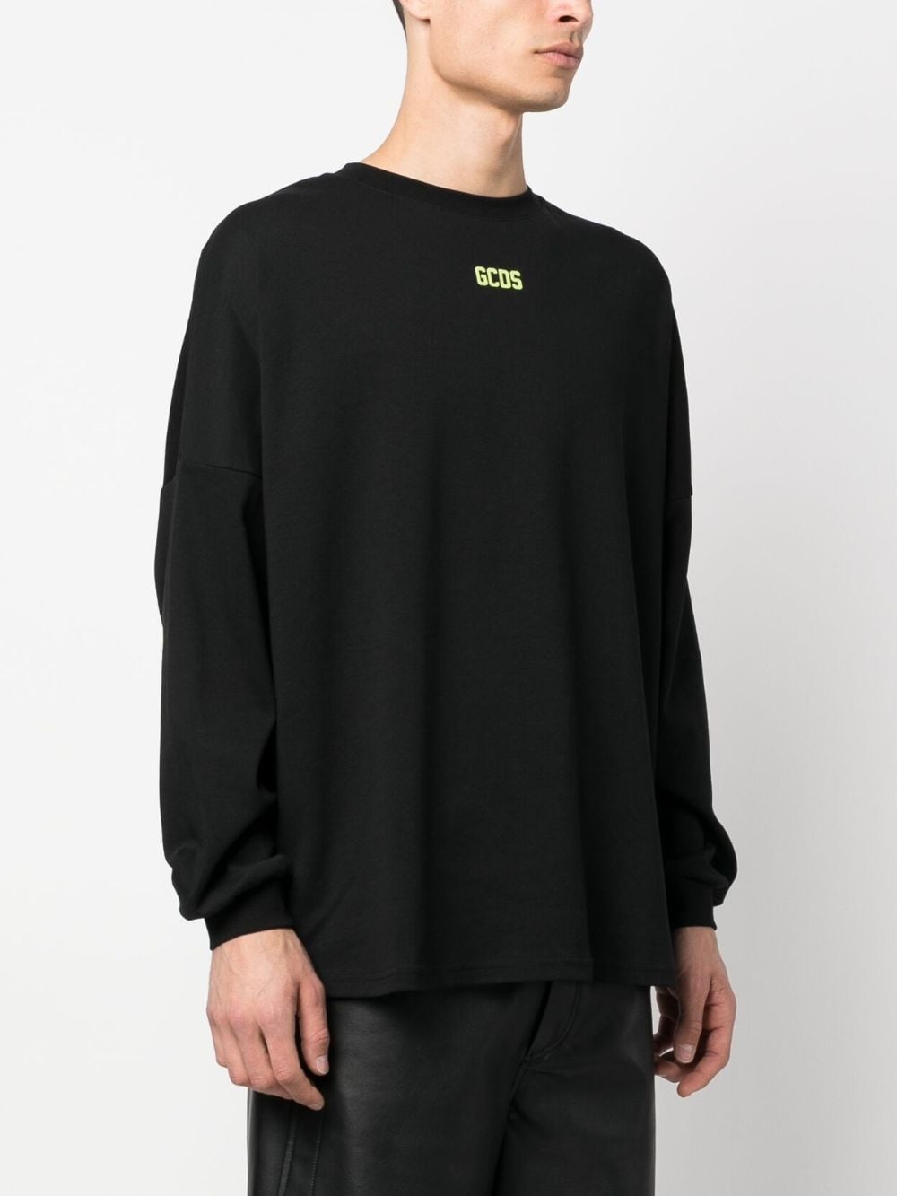 long-sleeved logo-print T-shirt - 3