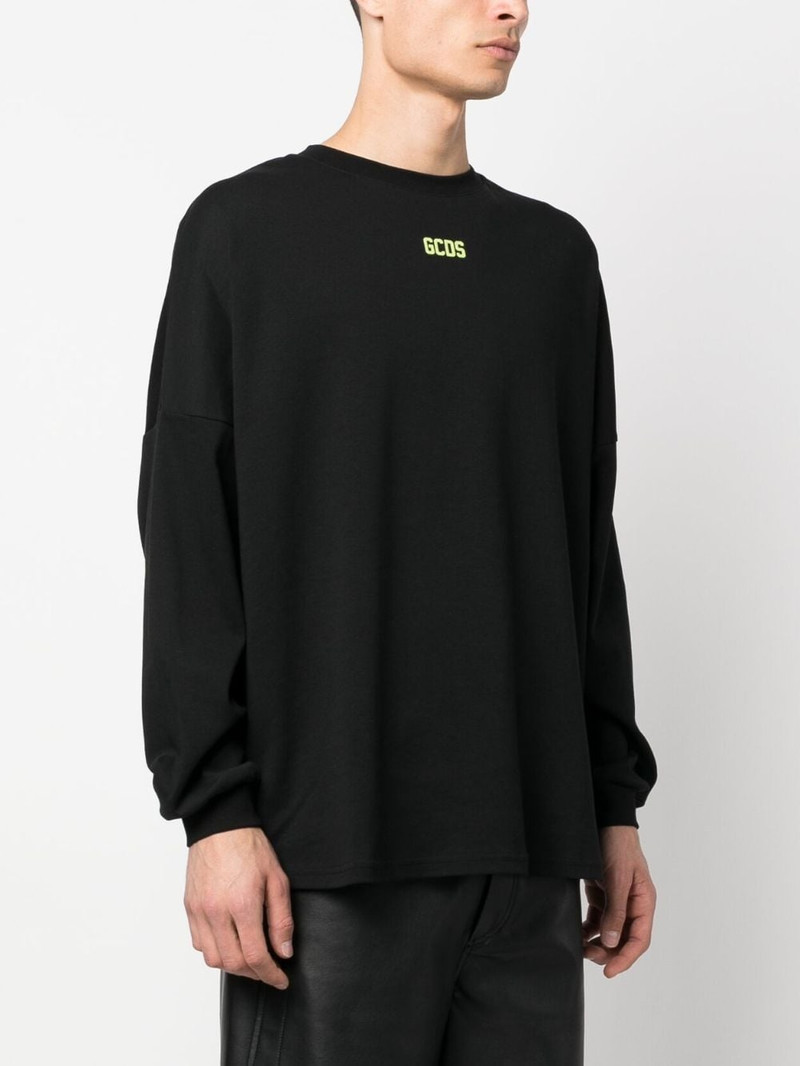 long-sleeved logo-print T-shirt 3