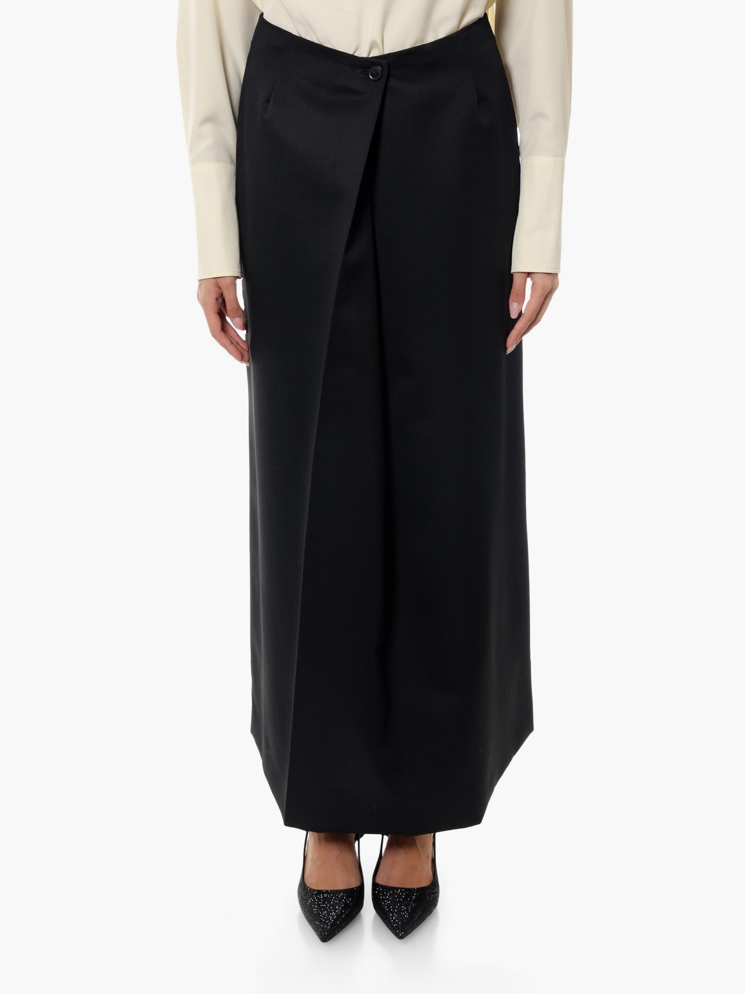 Givenchy Wool And Mohair Long Skirt - 3