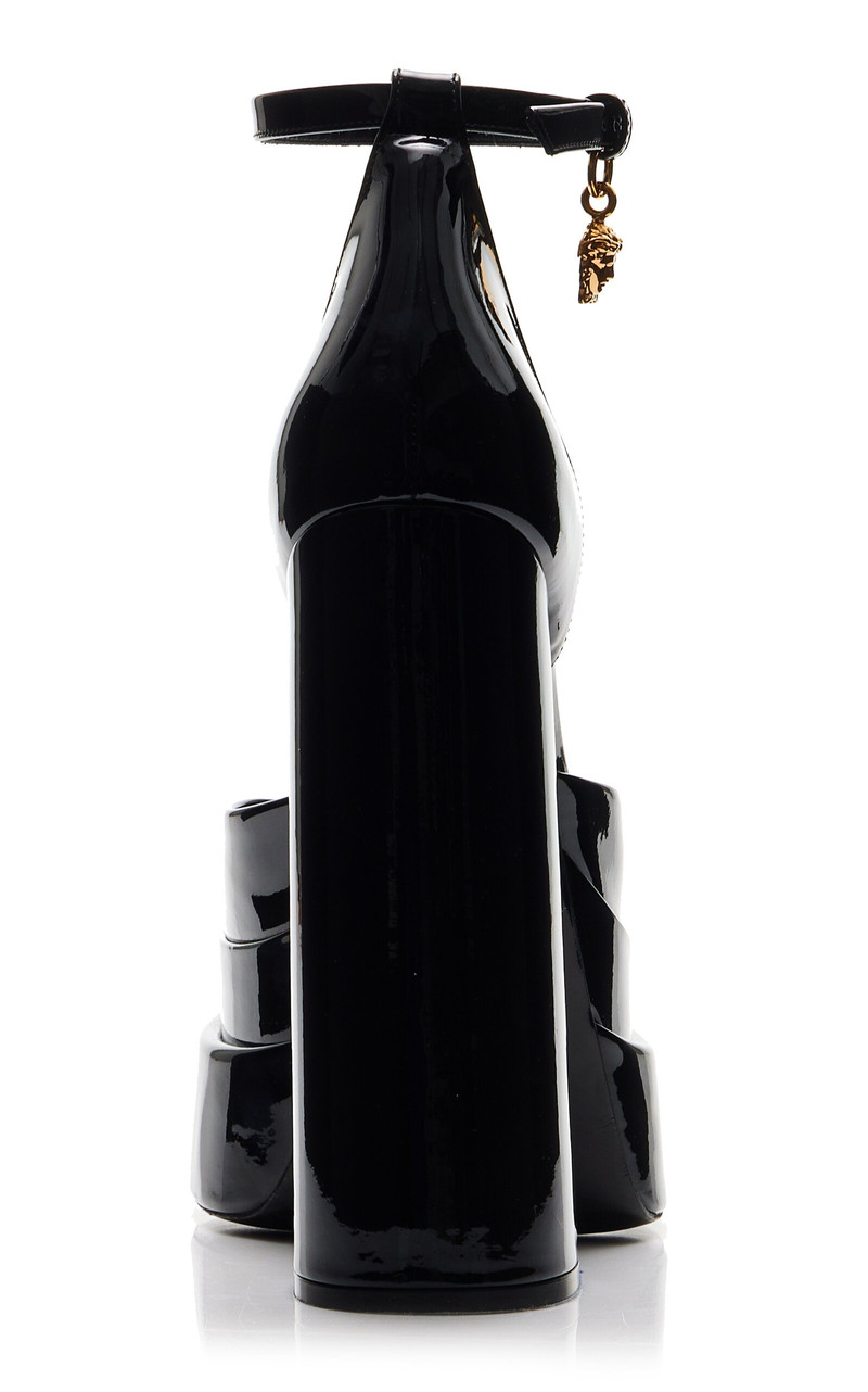 Patent Leather Platform Pumps black 5
