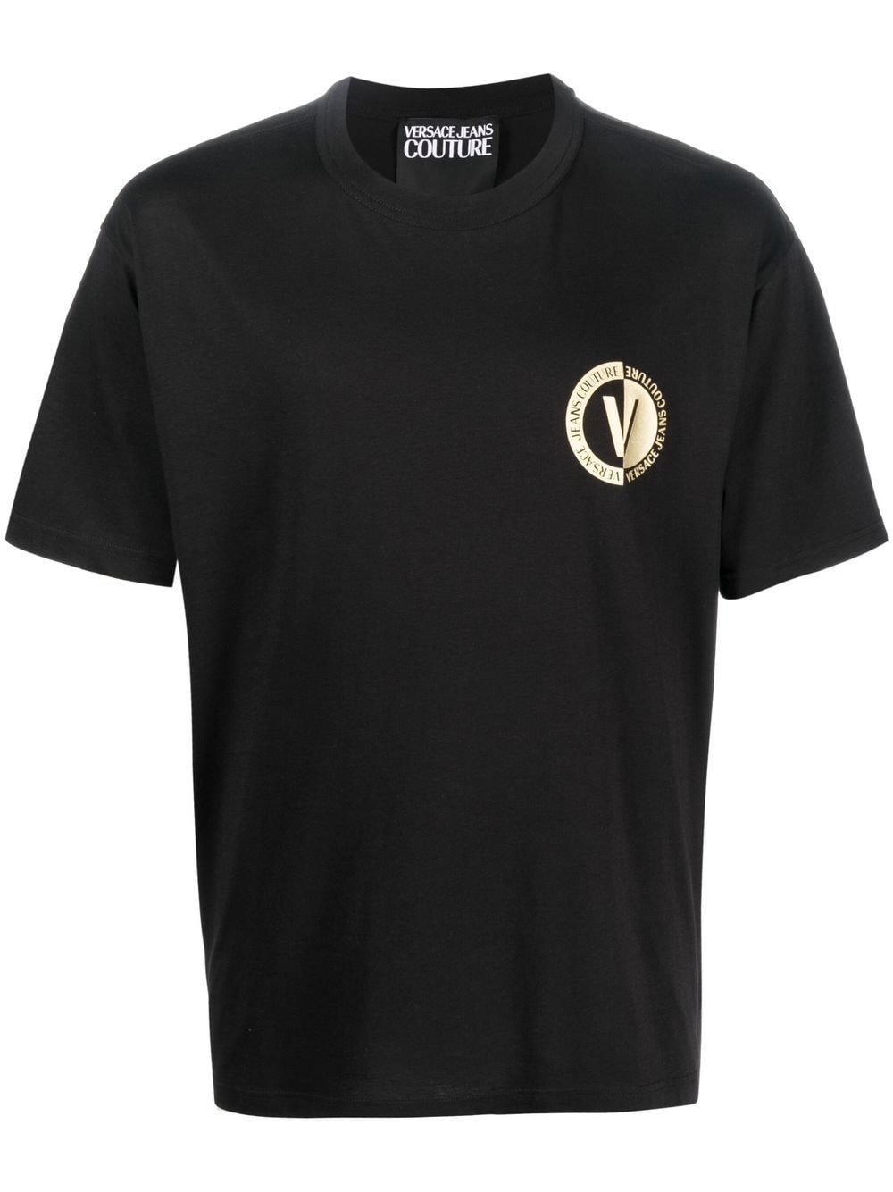 logo-print cotton T-shirt - 1