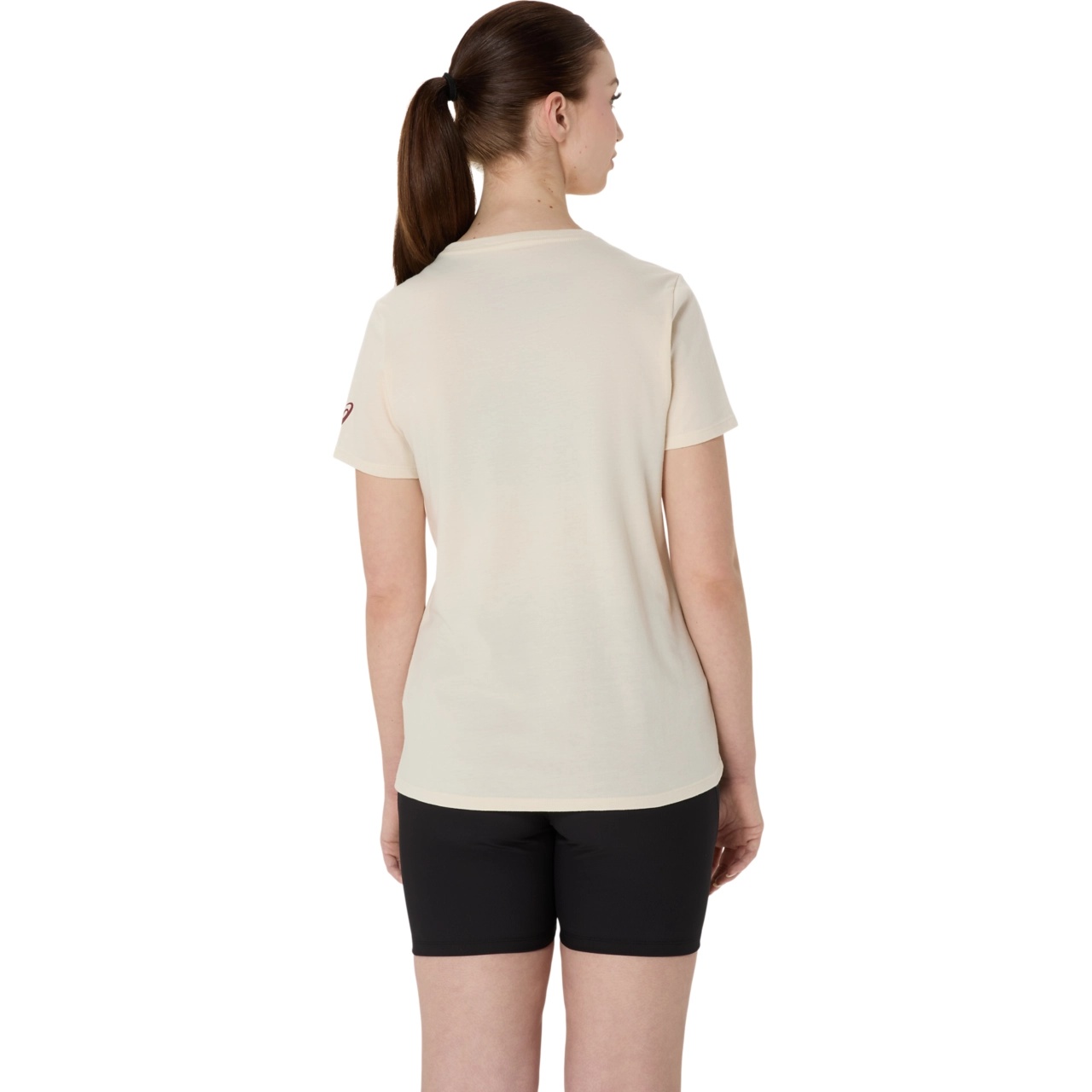 WOMEN'S ASICS FLORAL SLOGAN SHORT SLEEVE TEE - 2