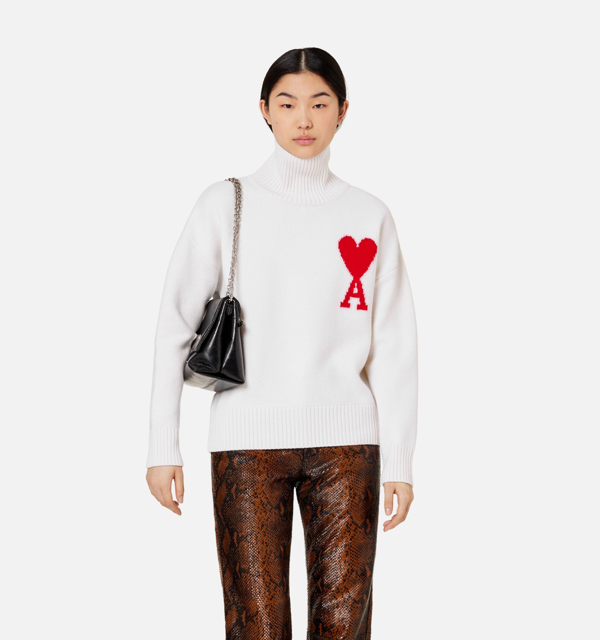 Ami De Coeur Funnel Neck Sweater - 3