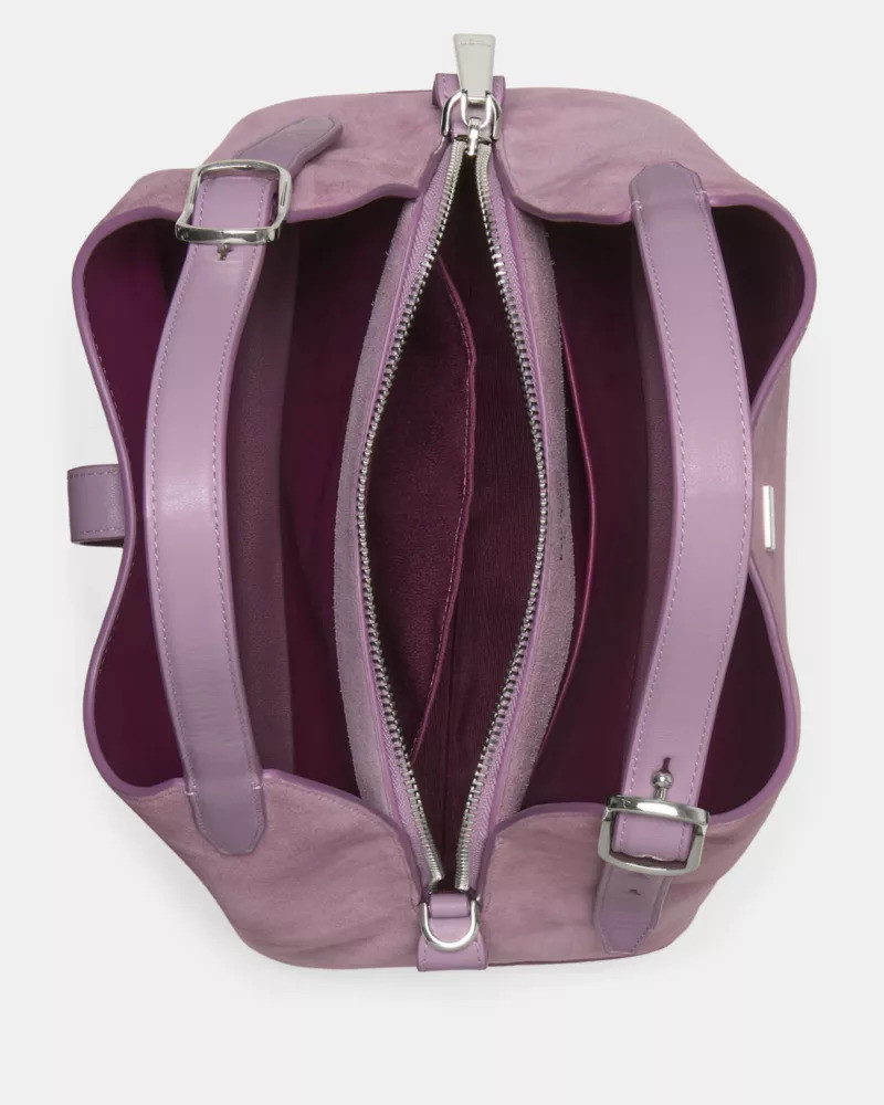 Deco Suede Crossbody Tote Bag 5