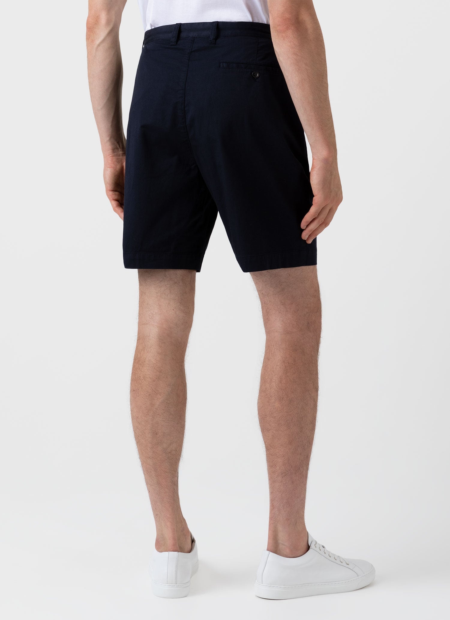 Pleated Twill Shorts - 4