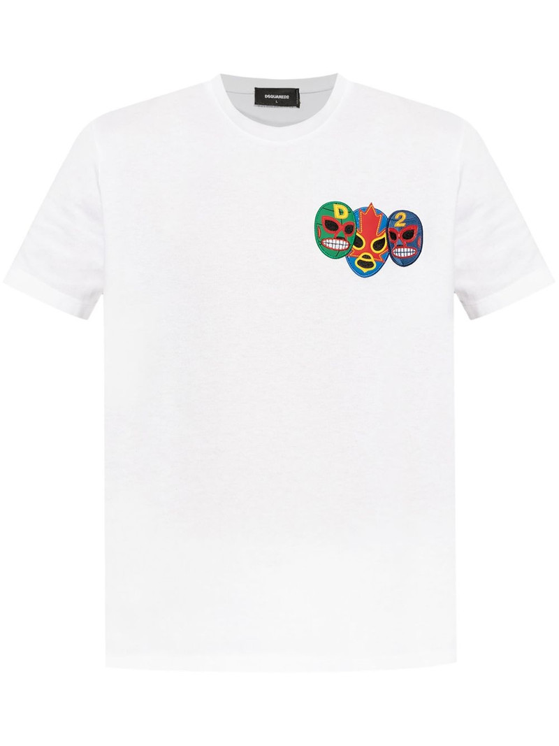 patch-applique T-shirt 1