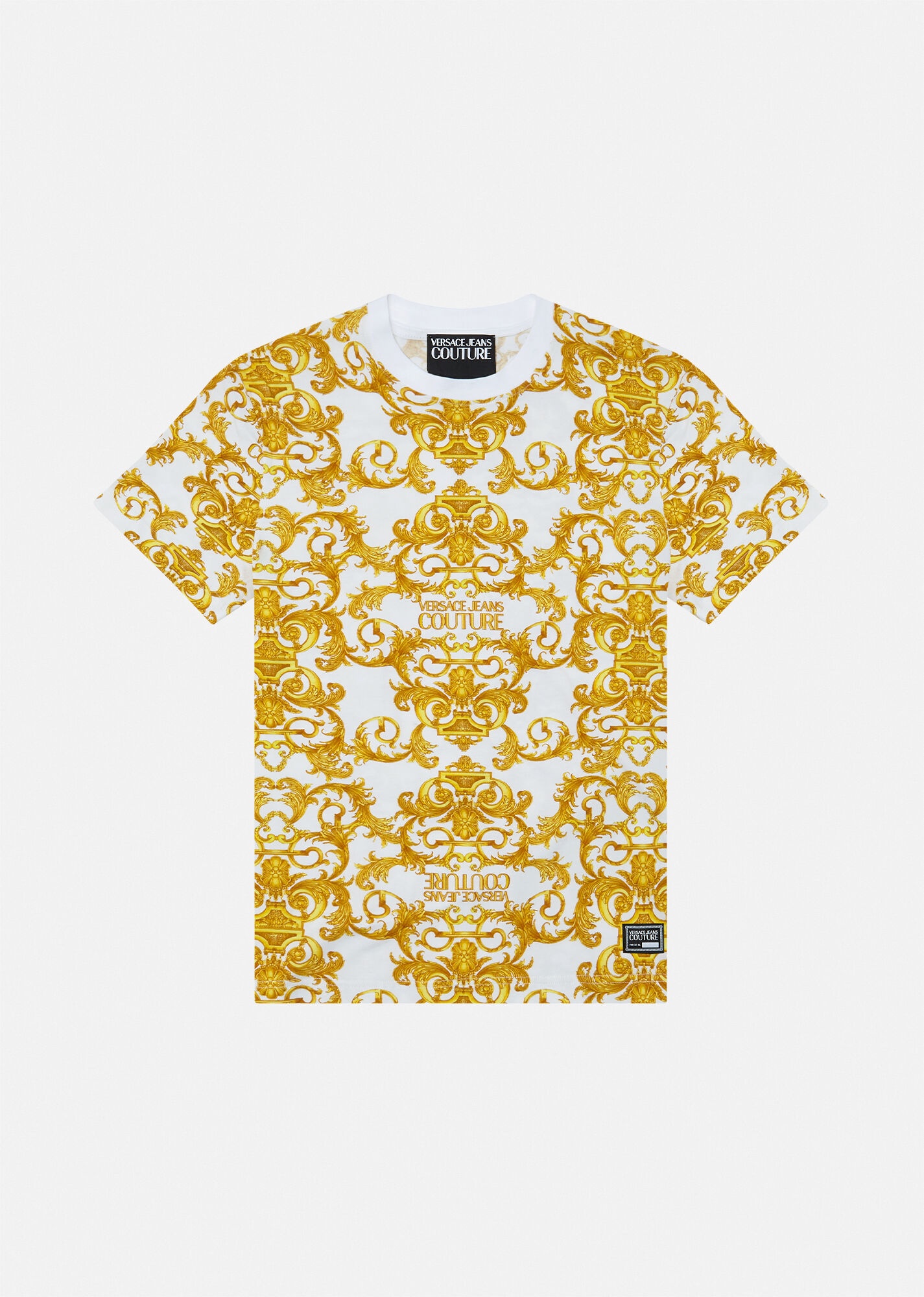 Logo Baroque Print T-Shirt - 1