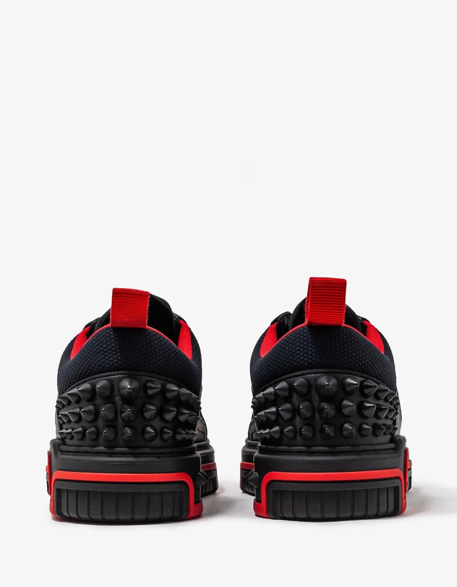 Christian Louboutin Astroloubi Black & Red Trainers - 7