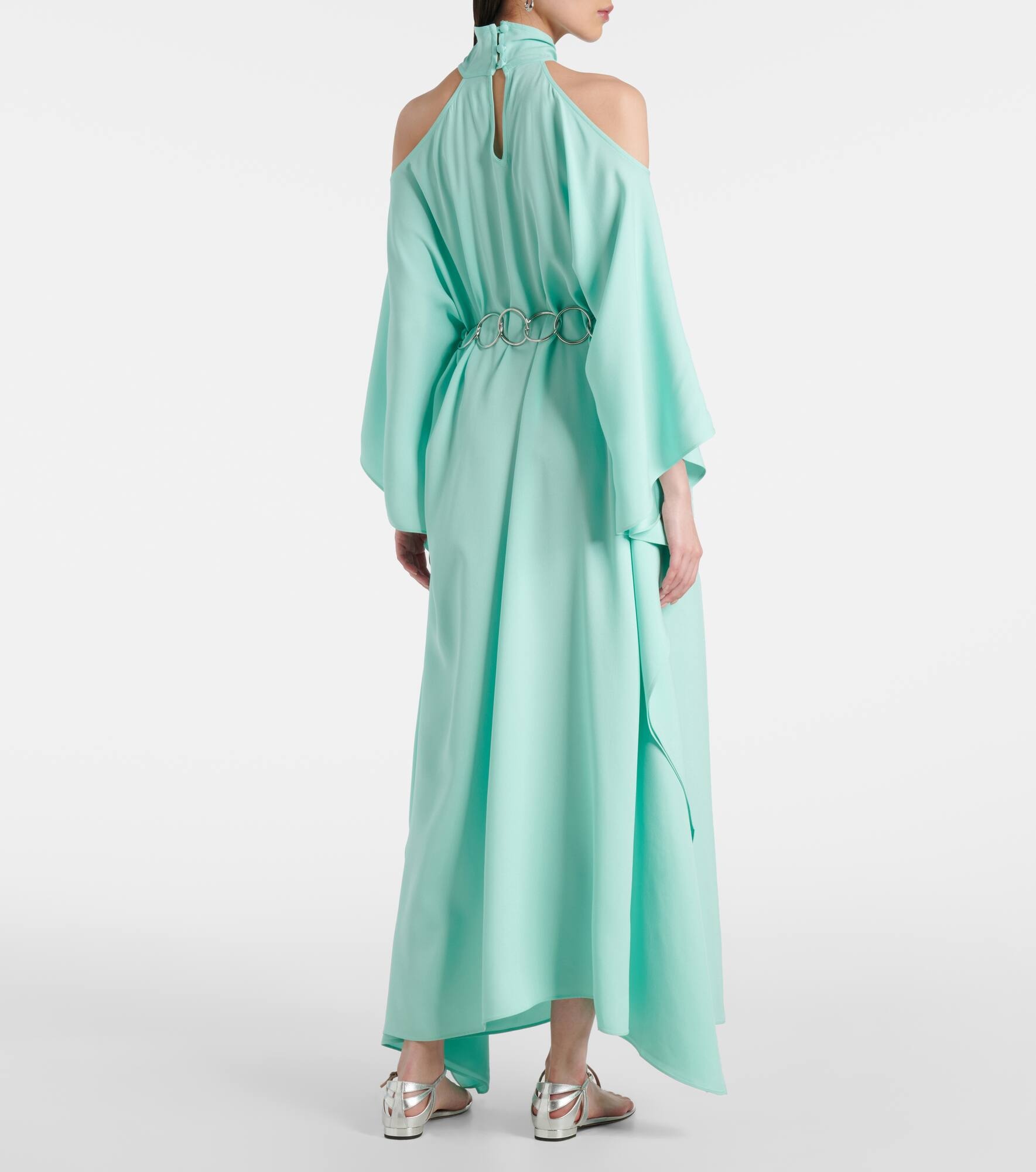 Mambo halterneck belted kaftan - 3