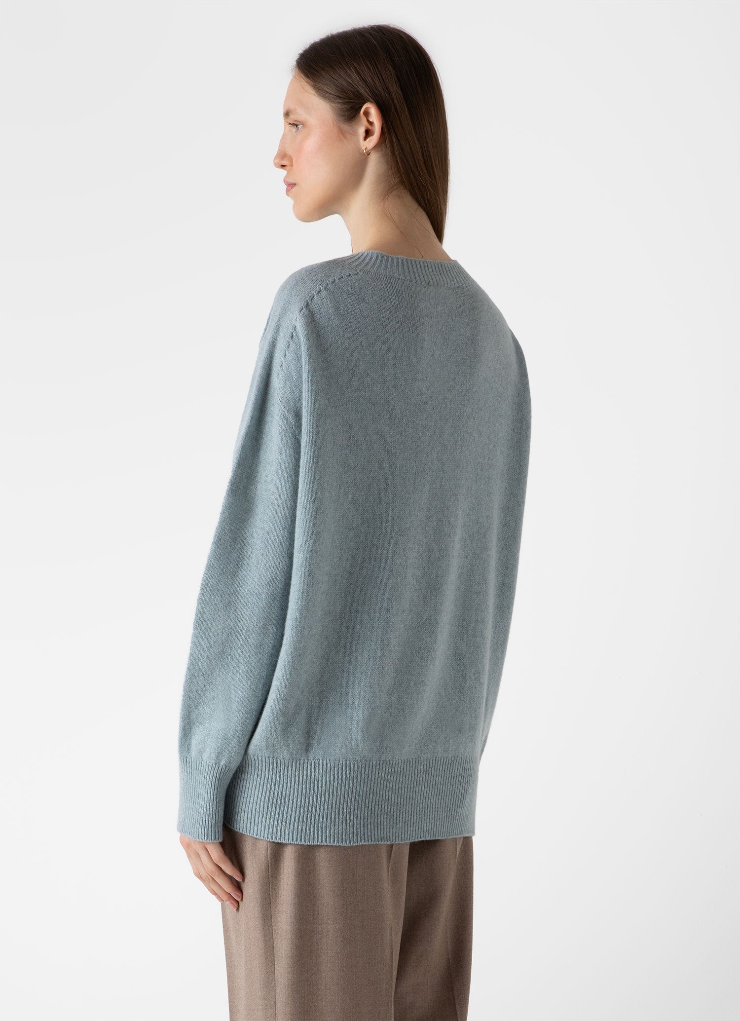Lambswool Crewneck Jumper - 4