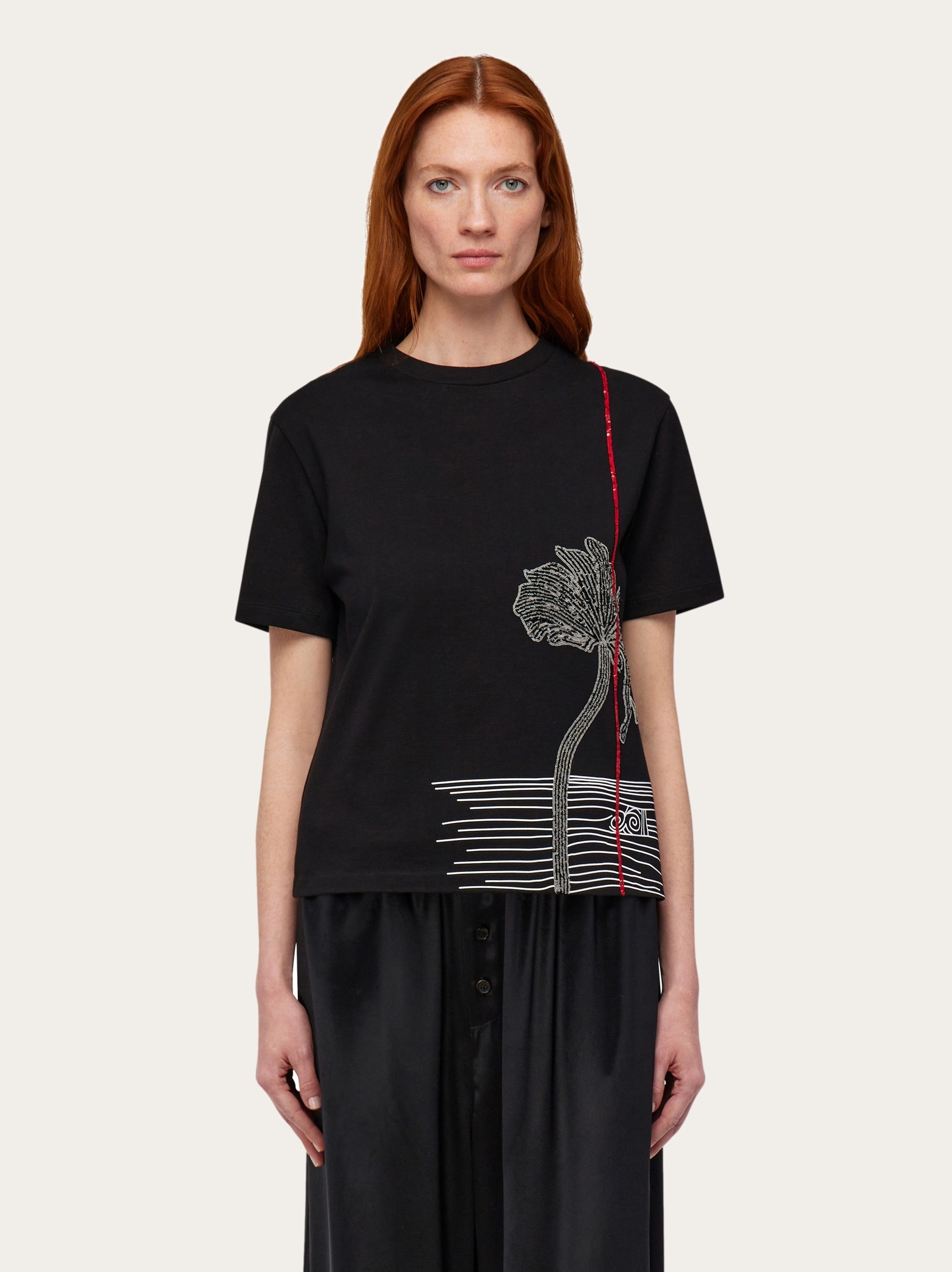 Embroidered t-shirt - 2