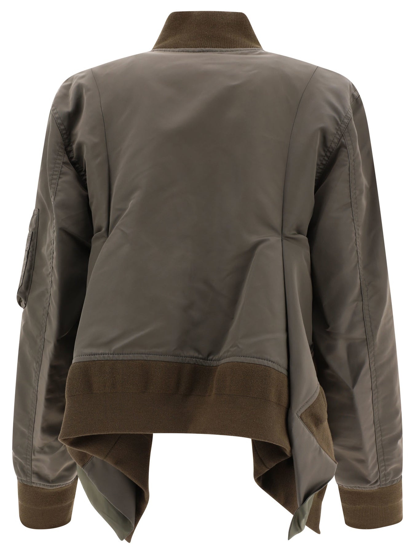 Nylon Bomber Jacket Jackets Green - 2