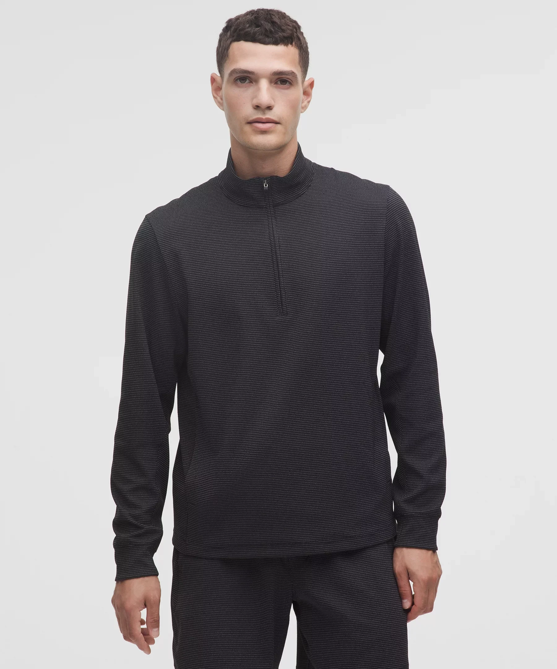 Reflective Knit Running Half Zip - 1