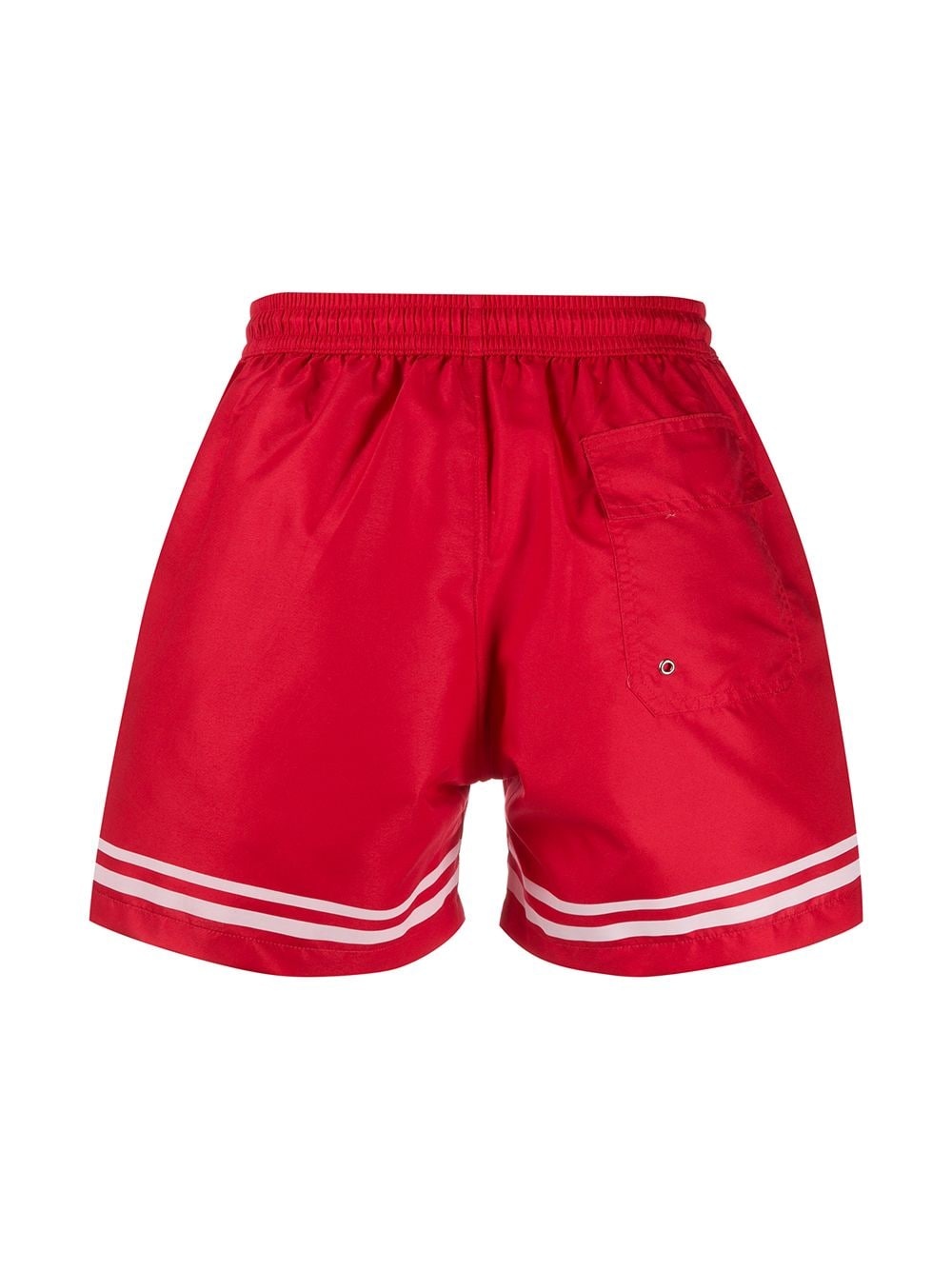 striped logo swimming shorts - 2