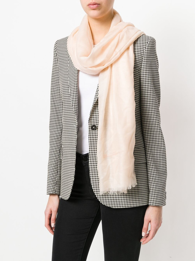 FERRAGAMO plain scarf outlook
