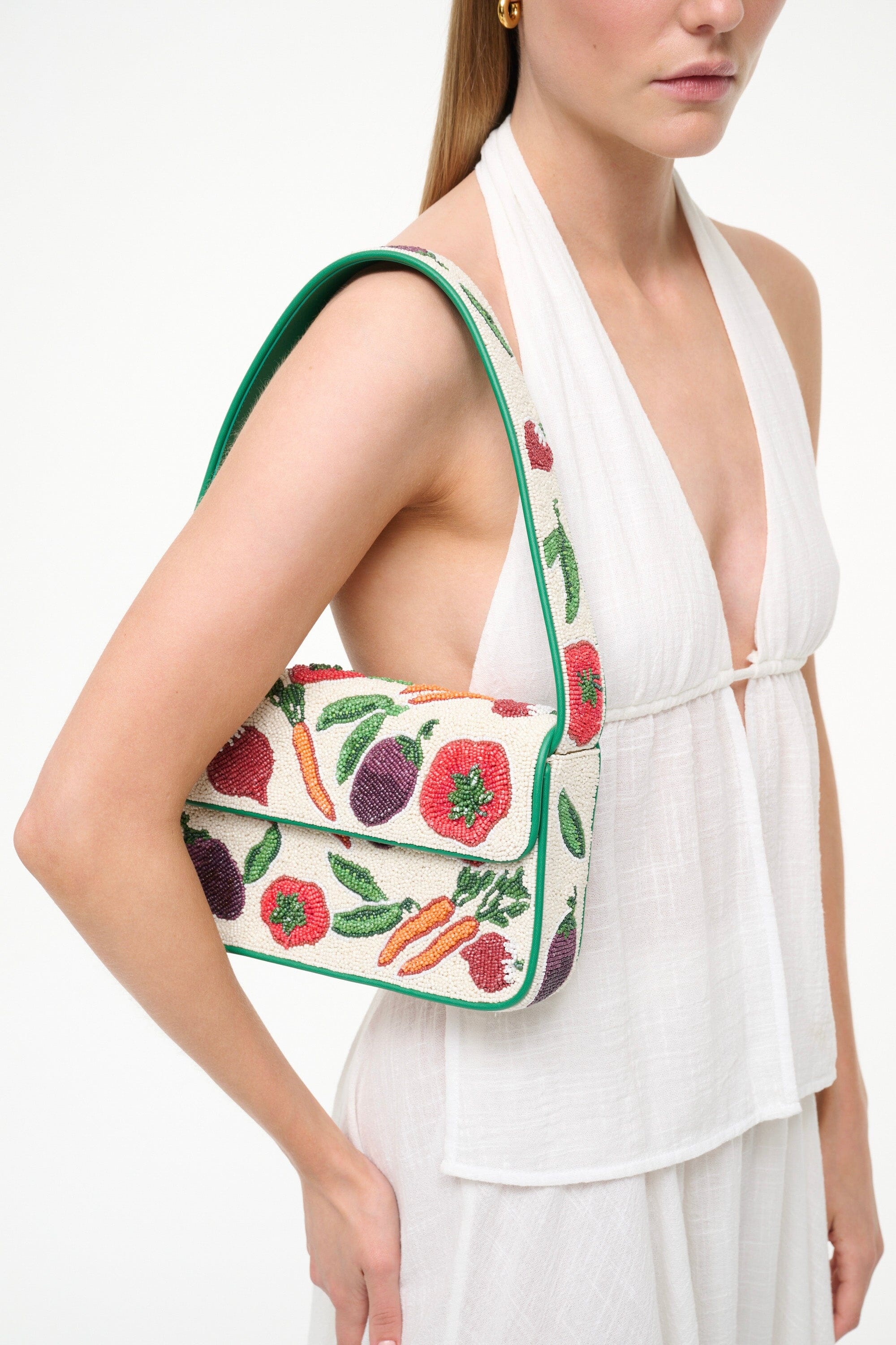 STAUD TOMMY BEADED BAG CRUDITE - 2