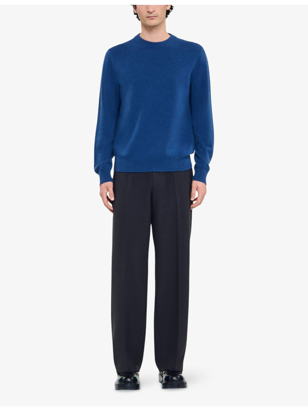Long-sleeve crewneck cashmere jumper - 2