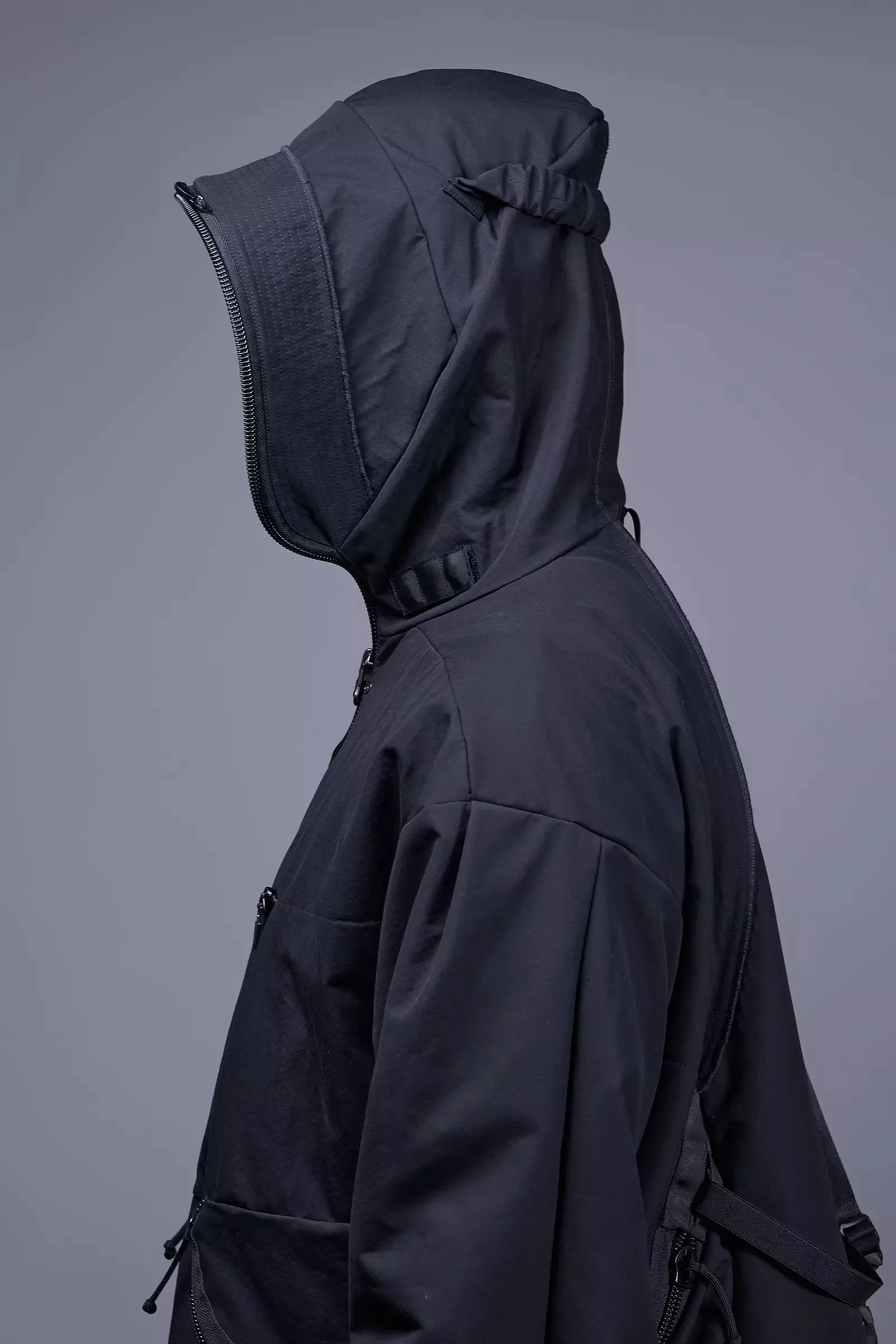 ACRONYM J113-SD Stotz® EtaProof™ Double Layer Weave Jacket Black |  REVERSIBLE