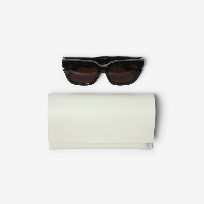 Inlaid Check Square Sunglasses 5
