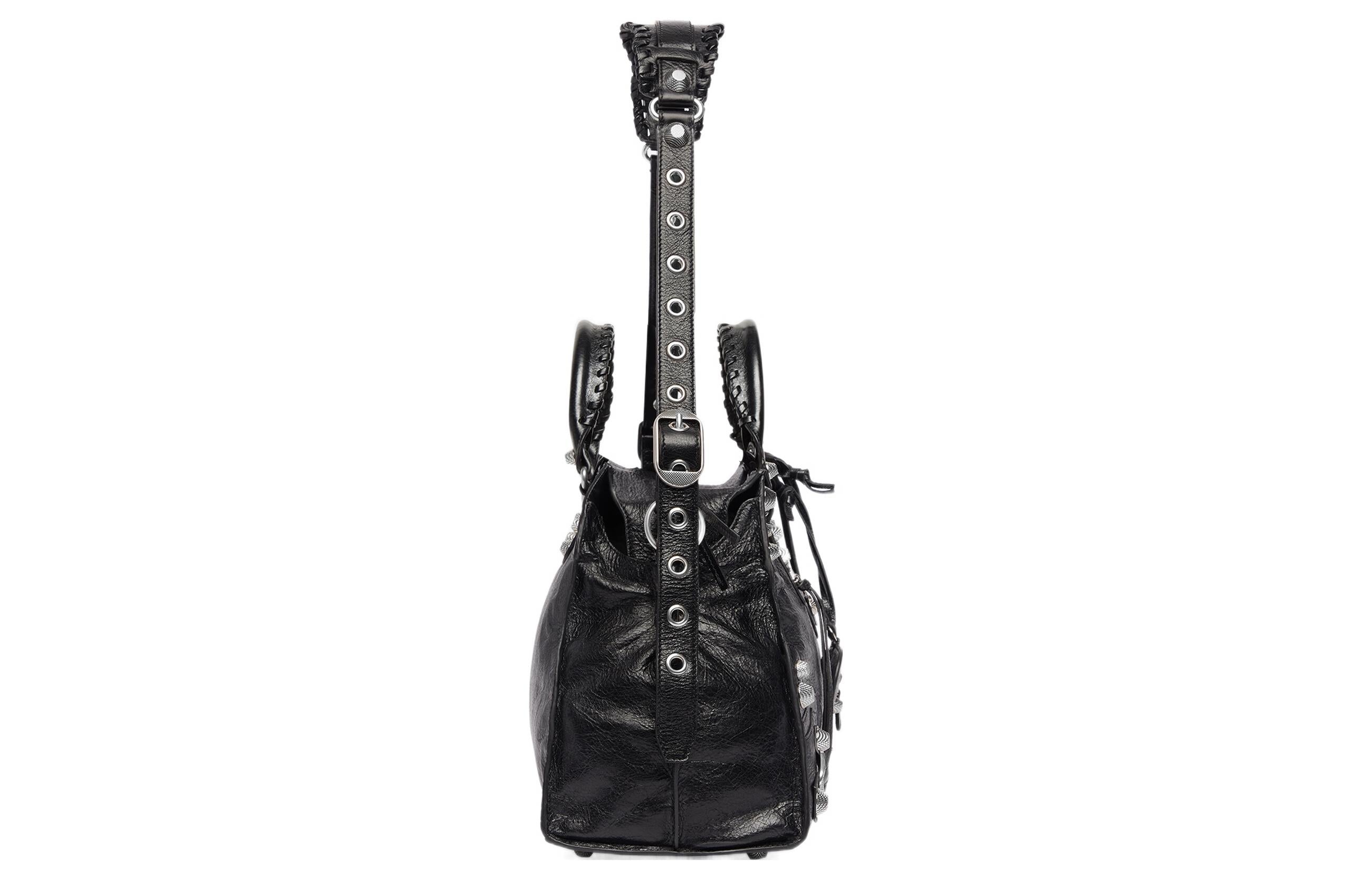 (WMNS) Balenciaga Neo Cagole City Handbag 'Black' 700451210B01000 - 2