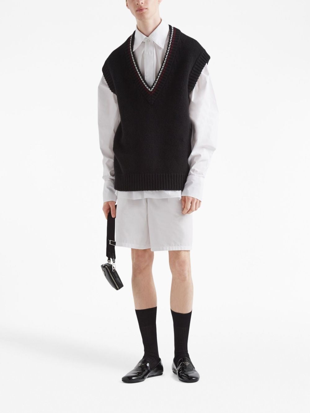 chunky-knit cashmere vest - 2