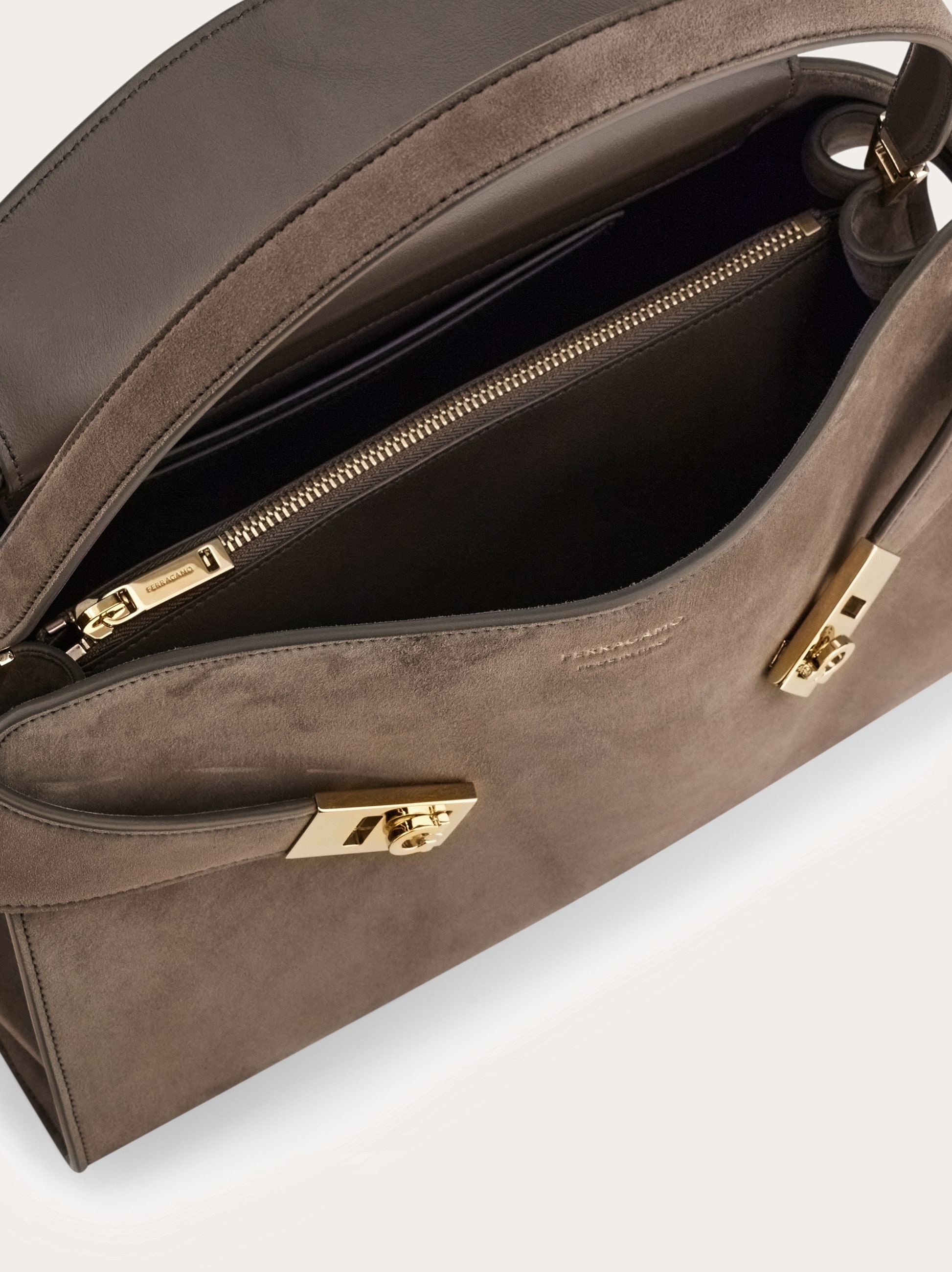 Hug soft bicolor shoulder bag (M) - 6
