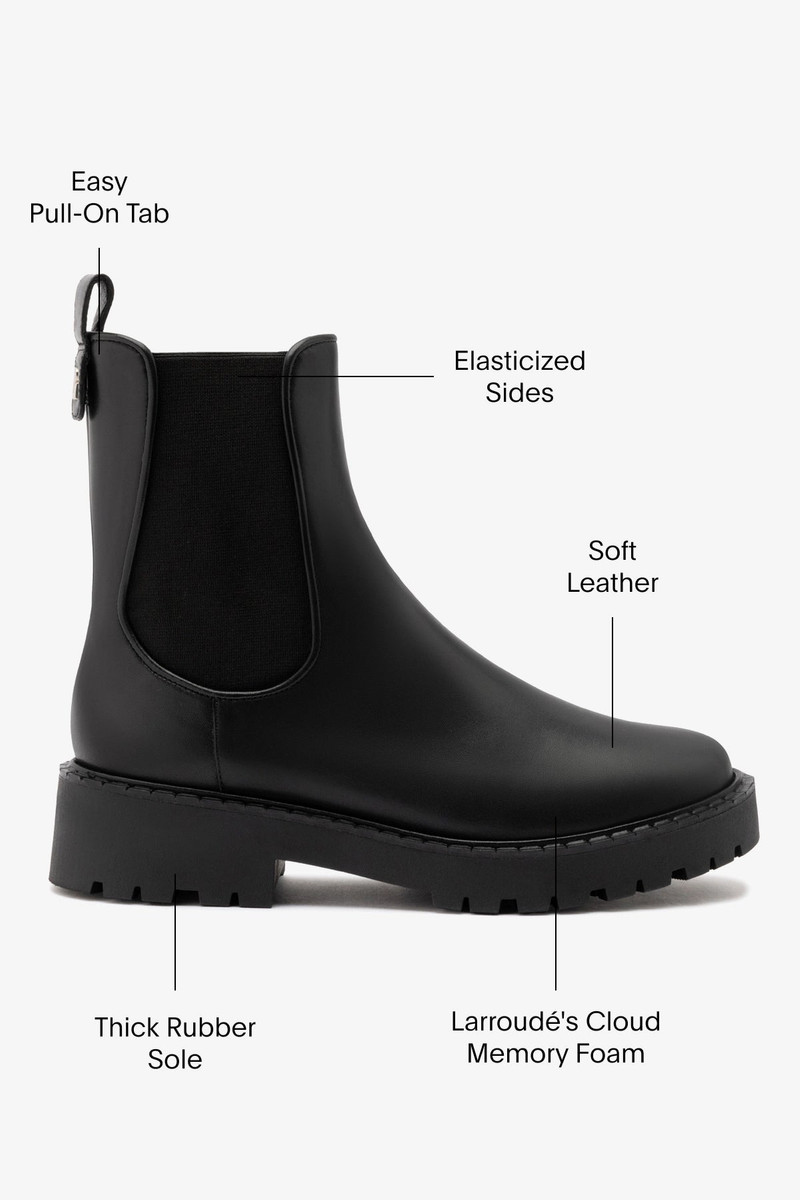 Sancha Boot In Black Leather 5