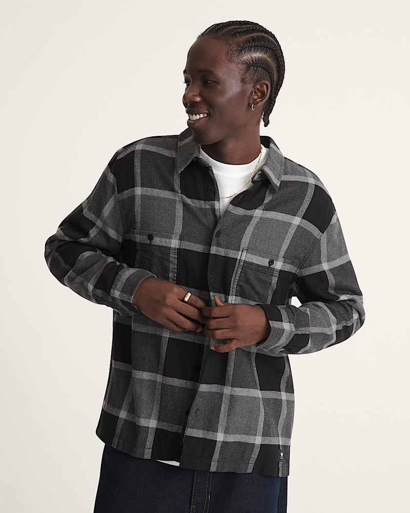 Vans Larkspur Plaid Flannel Shirt outlook