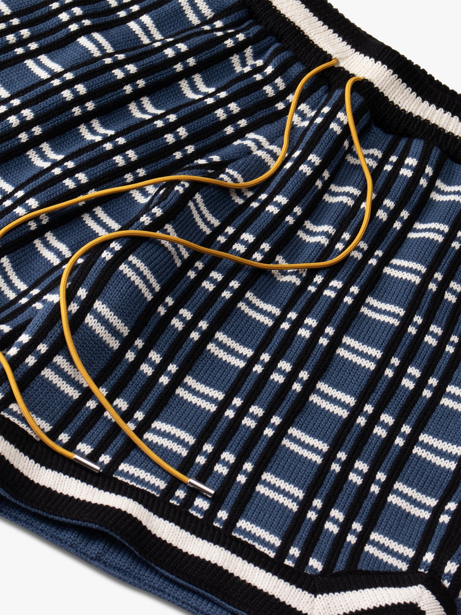 PLAID BASKETBALL KNIT SHORT - 3