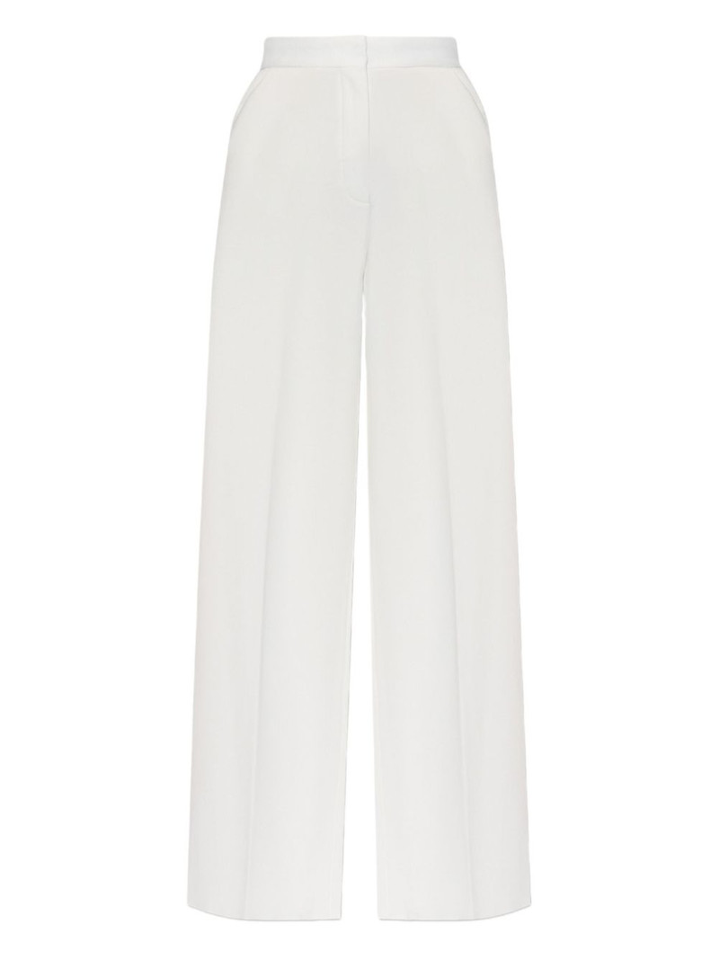 Ponte wide-leg trousers 1