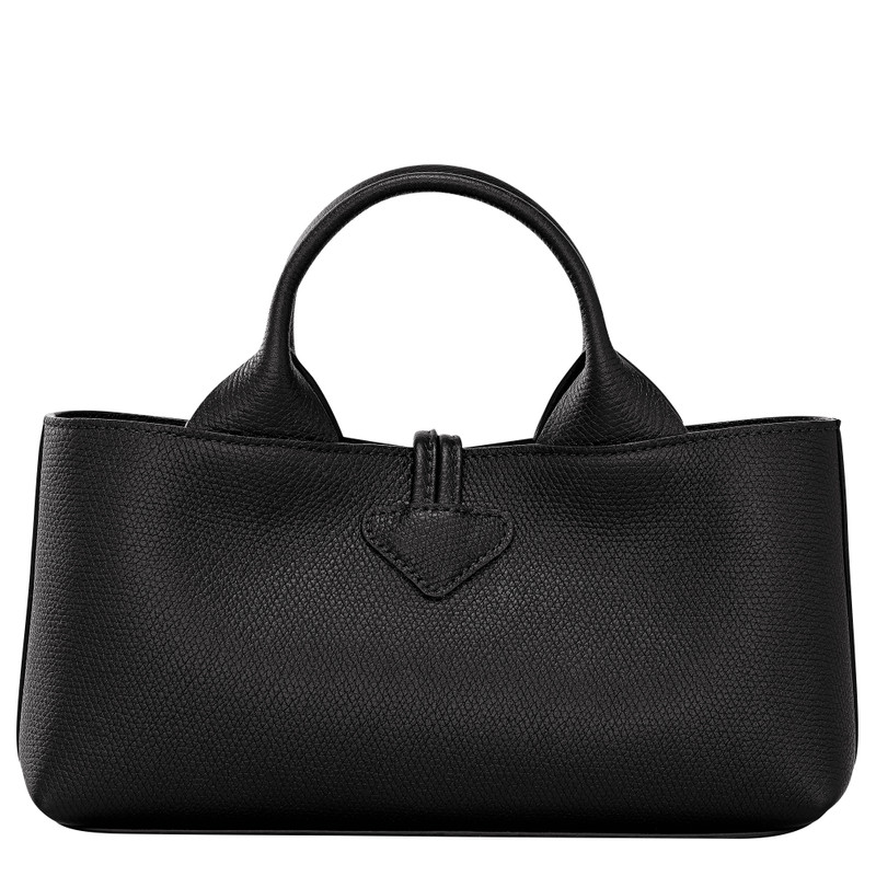 Le Roseau S Handbag Black - Leather 4