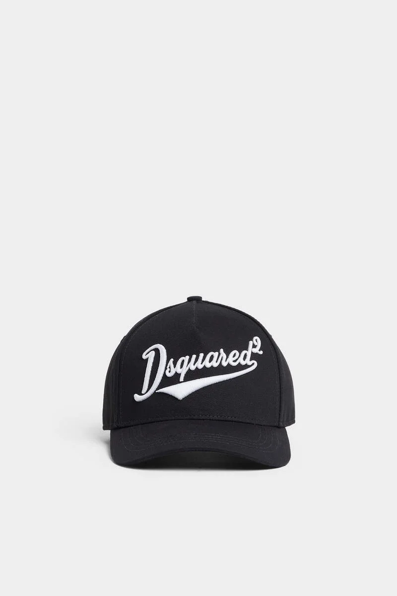 DSQUARED2 LOGO EMBROIDERED BASEBALL CAP - 1