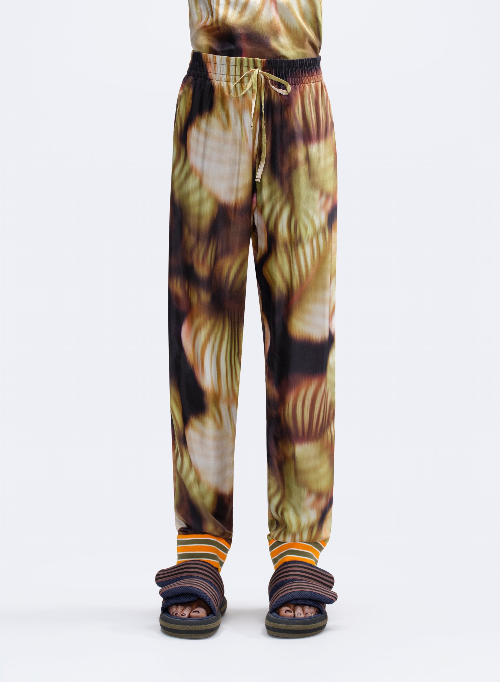 CASUAL PANTS IN SILK - 2