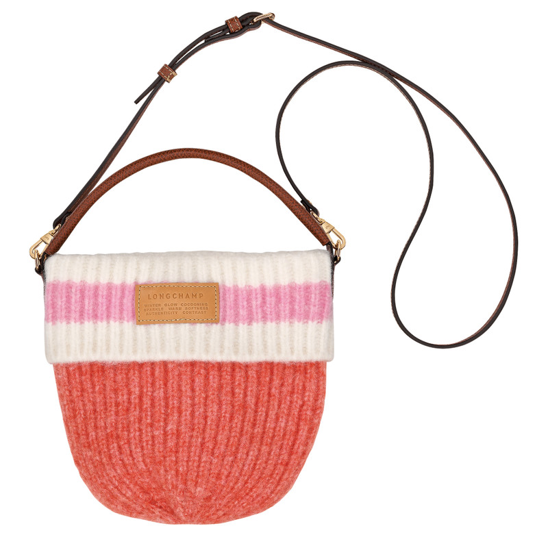 Le Pliage Collection Crossbody bag Coral/Pink - Canvas 1