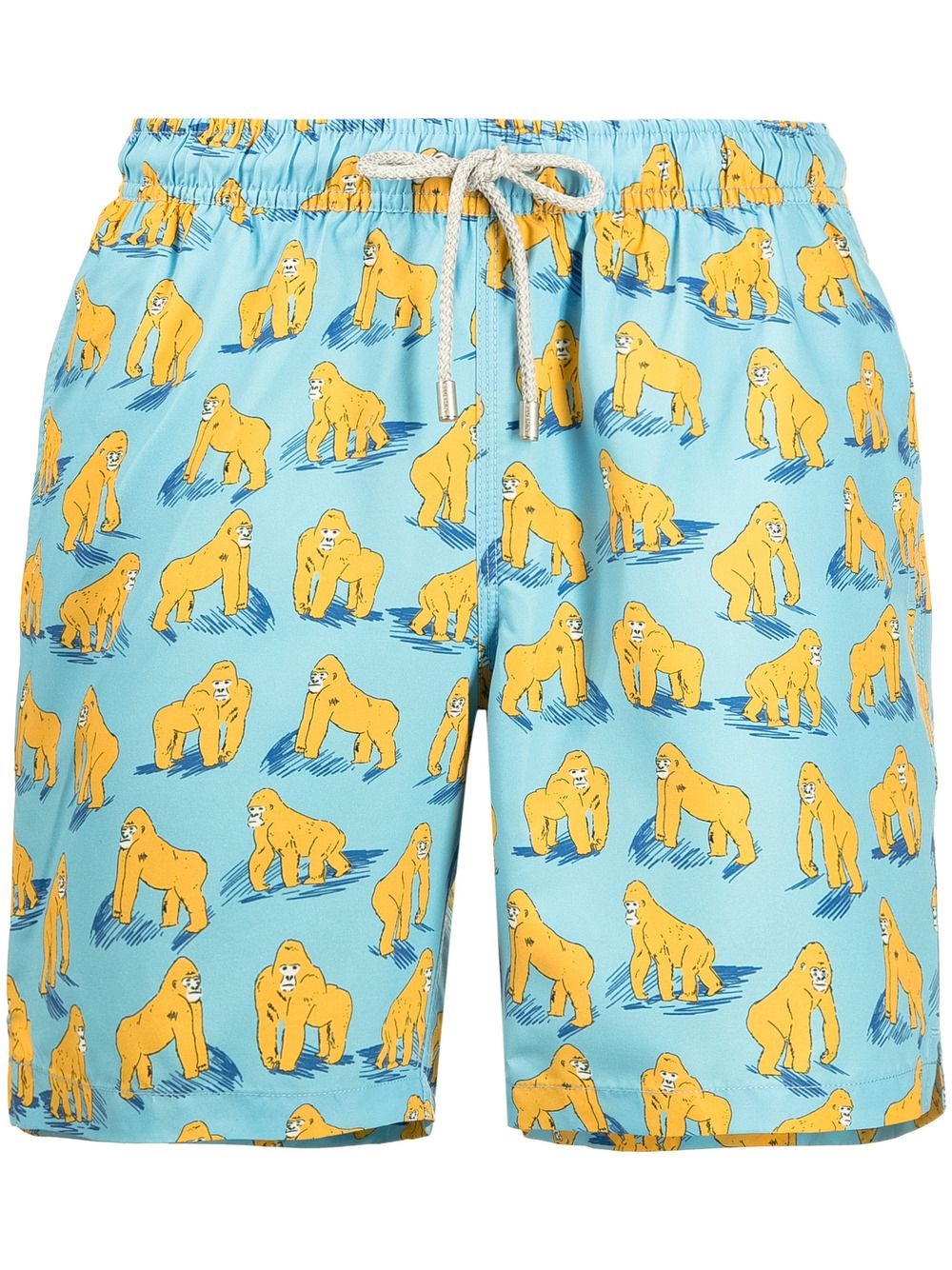 gorilla-print swim shorts - 1