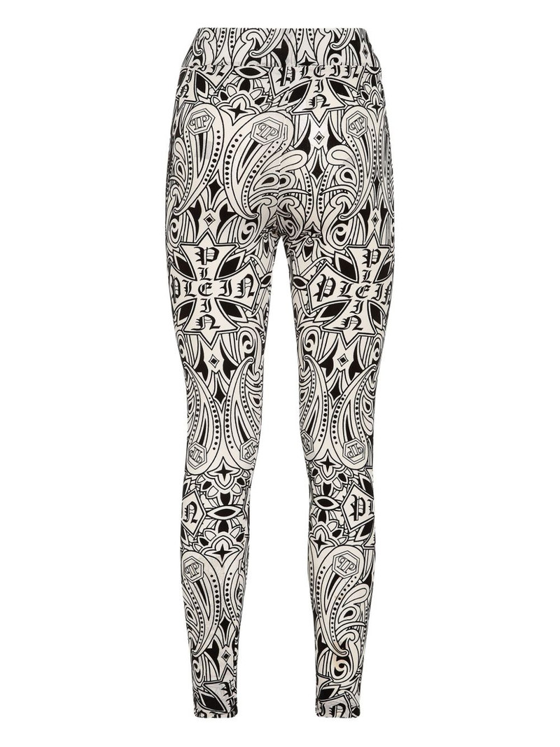 PHILIPP PLEIN Gothic Plein leggings outlook