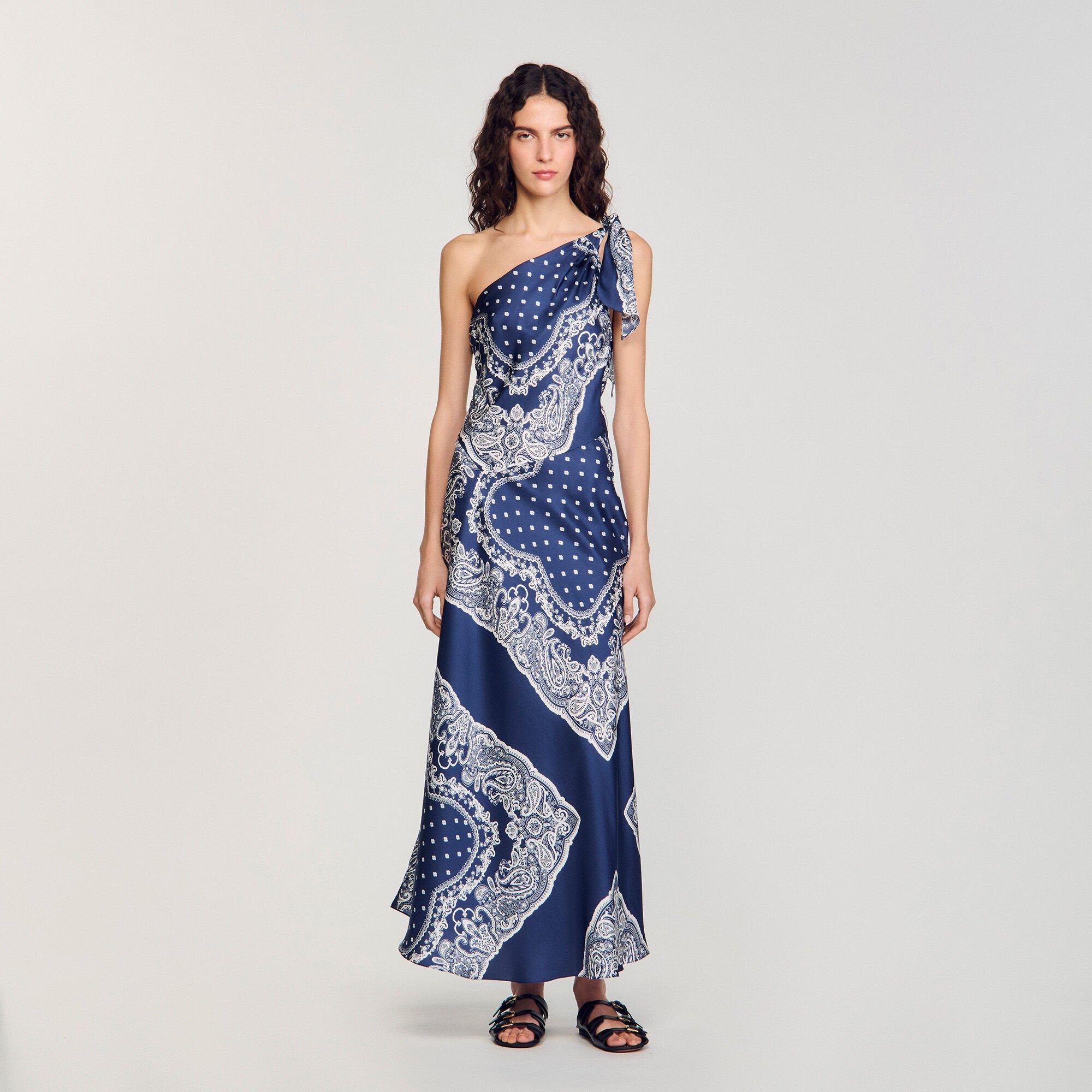 BANDANA-PRINT MAXI DRESS - 2