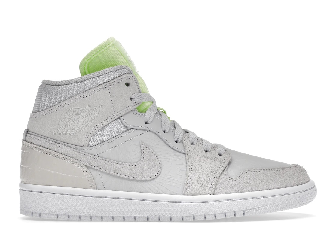 Jordan 1 Mid Vast Grey Ghost Green (W) - 1